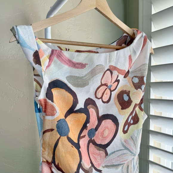 Commense Floral One Shoulder Dress - Multicolor - Picture 5 of 11